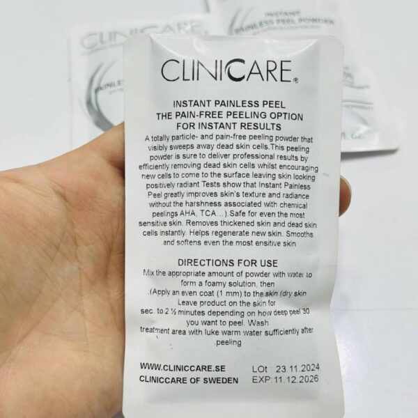سمپل پیلینگ آنزیمی کلینیکر سوئد Clinicare  - تصویر 4